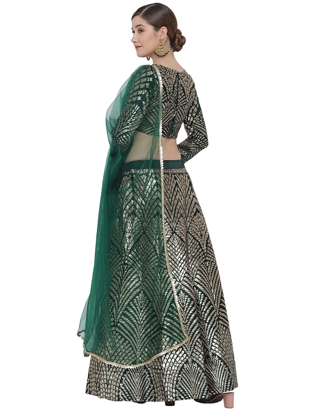 Designer Banarasi Lehenga choli With Net Dupatta