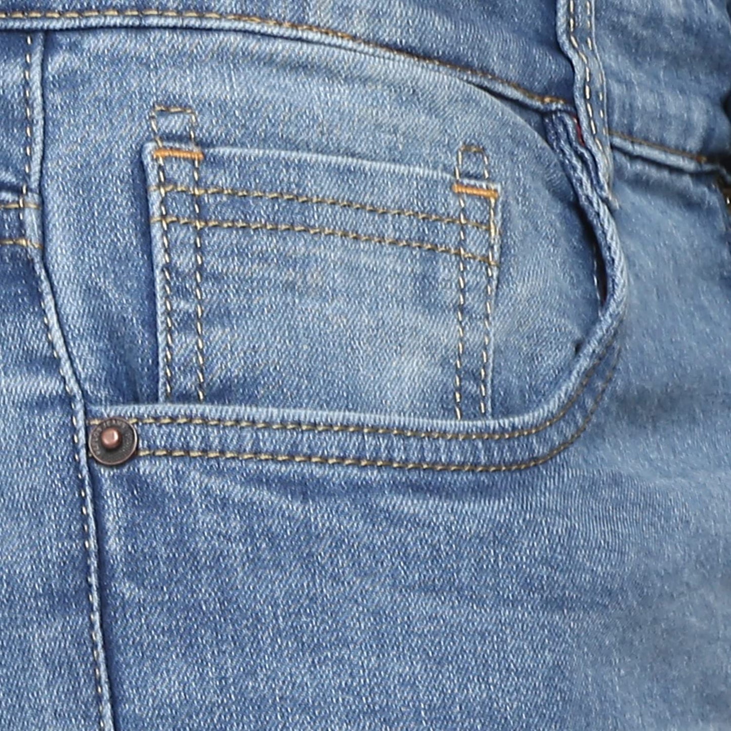Ankle Fit Premium Blue Colour Stylish and Cool Denim Jeans for Men