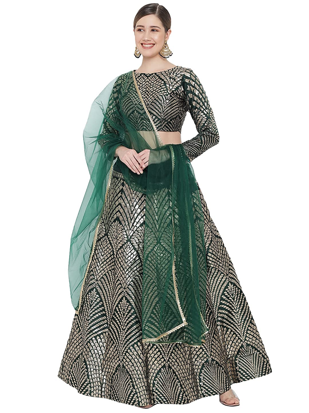Designer Banarasi Lehenga choli With Net Dupatta