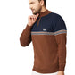 Men High Neck Zip Full Sleeve Woolen Winter Sweater