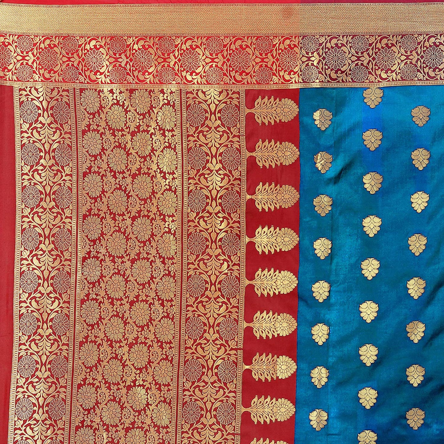 Anarva Women's Kanchipuram Silk Blend Saree With blouse piece