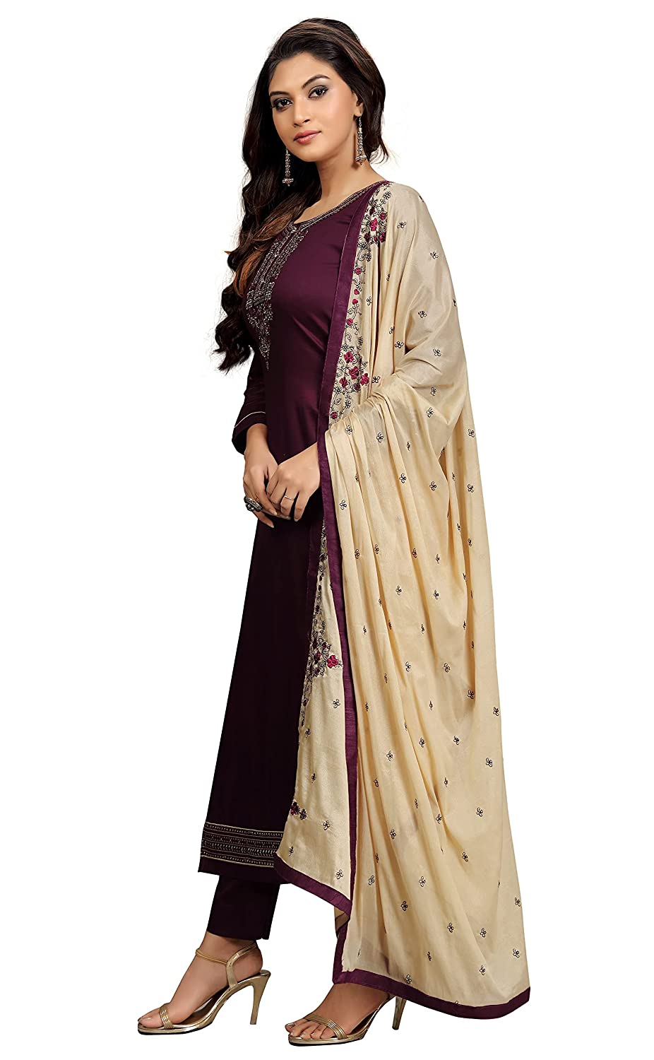 Trends Women's heavy Embroidery salwar suit for women unstitched