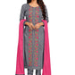 Fashion Women's Cotton Embroidery Dress Material Unstitched
