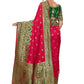 Women's Heavy Woven Pattern Modern Jacquard Work Most Trendy and Famous 5.5 Meter Saree with 0.8 Meter fully Jacquard Trendy Work Blouse Peice