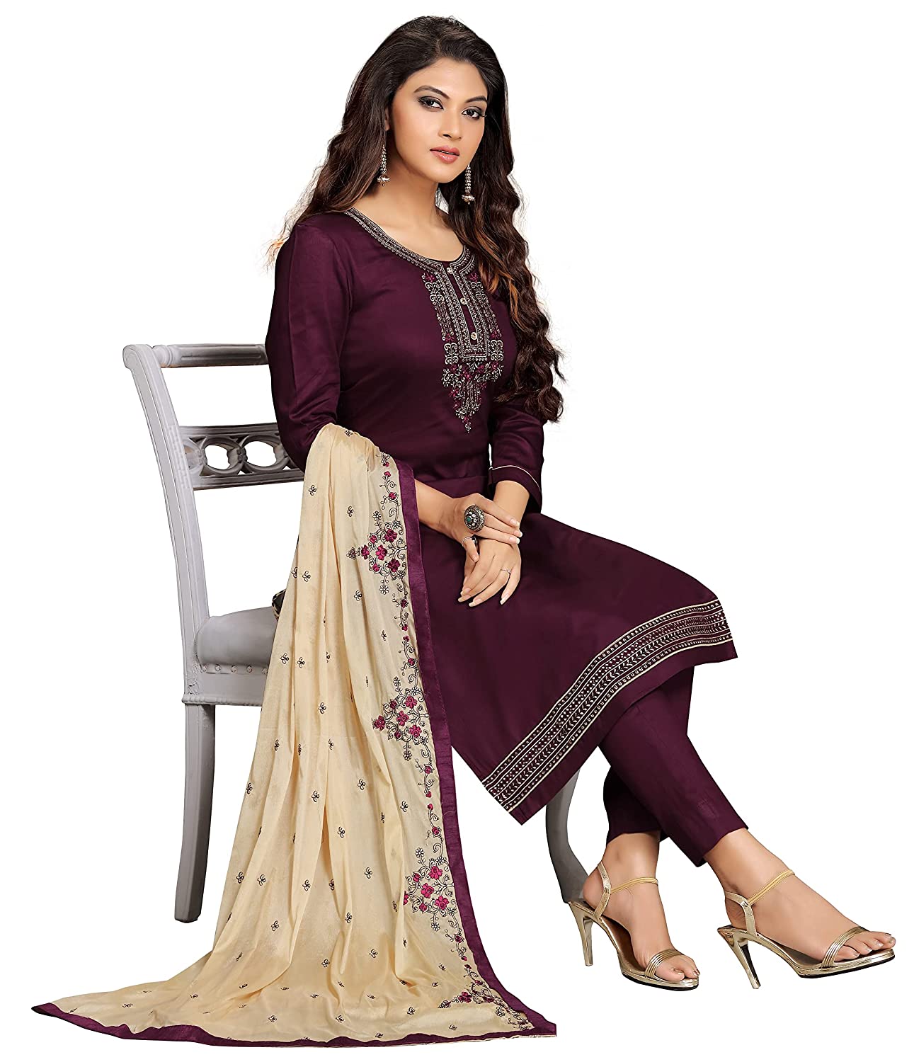 Heavy unstitched salwar on sale suit