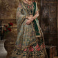 women's Silk Semi stitched lehenga choli set